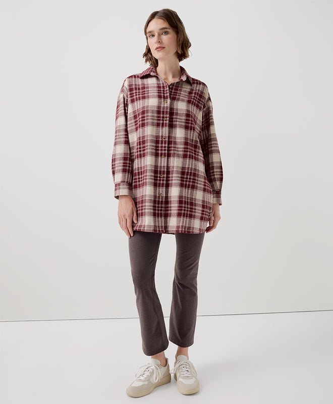 Women's Fireside Flannel Oversized Shirt - Echo Market