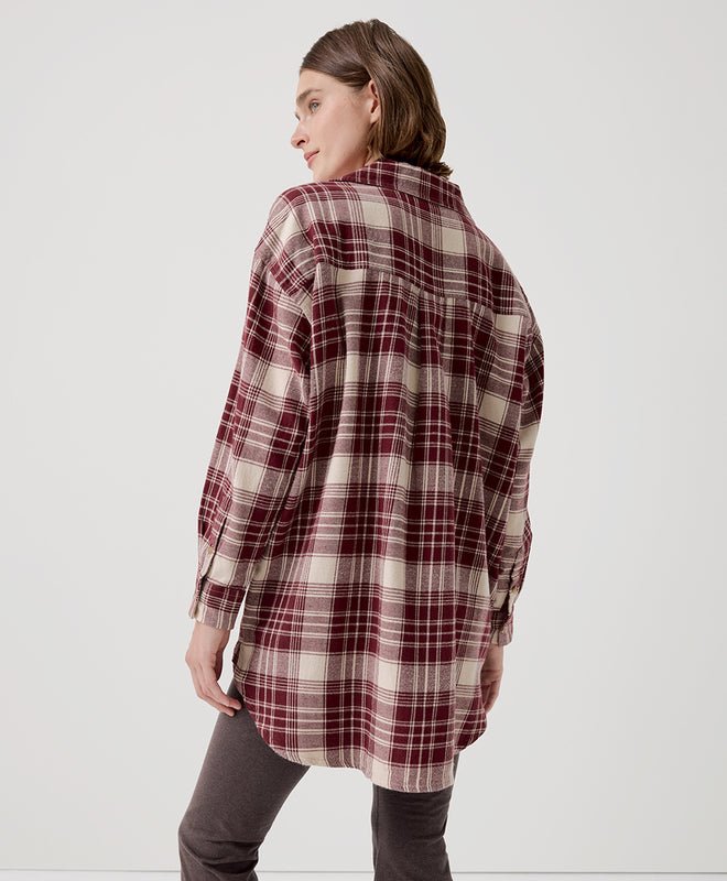 Women's Fireside Flannel Oversized Shirt - Echo Market