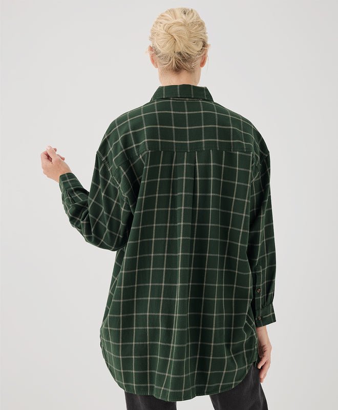 Women's Fireside Flannel Oversized Shirt - Echo Market