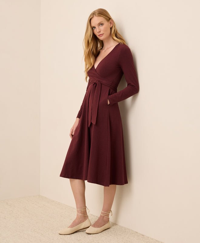 Women's Fit & Flare Wrap Dress - Echo Market