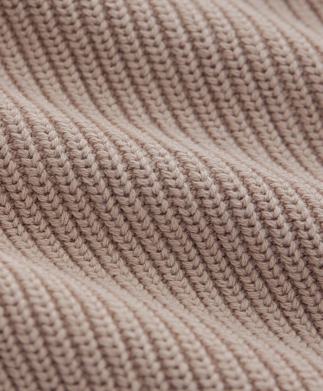 Women's Luxe Knit Henley Sweater | Oat - Echo Market