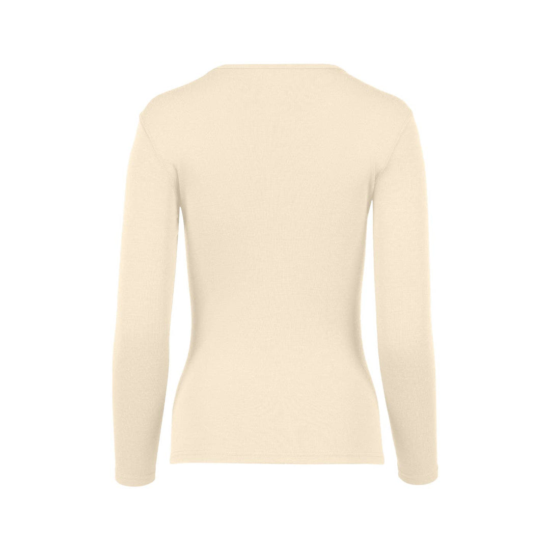 Women's Midweight Merino Long Sleeve | Natural - Echo Market