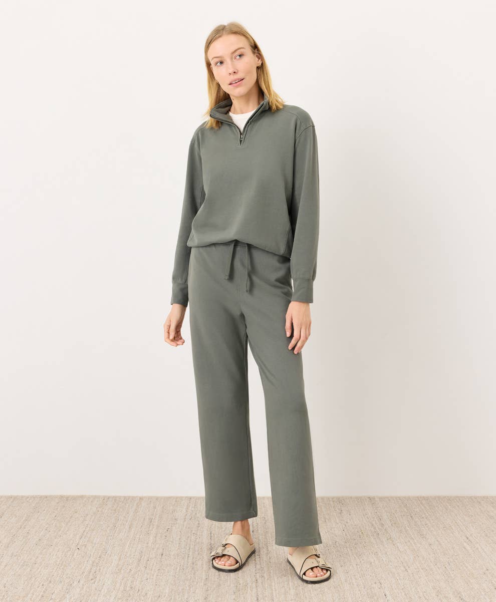 Women's Organic CloudKnit Wide Leg Pant - Echo Market