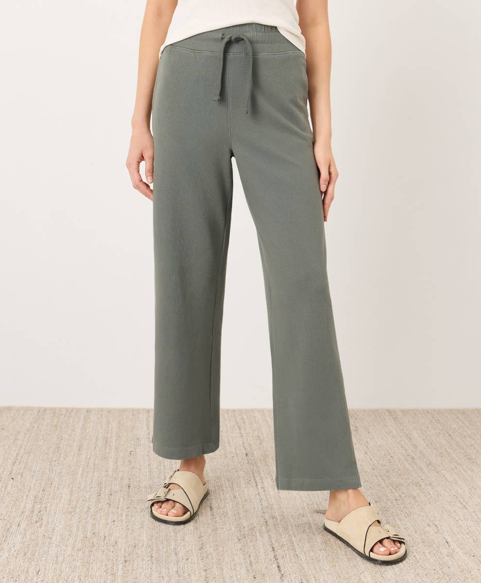 Women's Organic CloudKnit Wide Leg Pant - Echo Market
