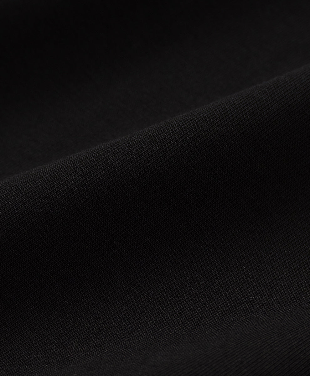 Close-up of black fabric texture
