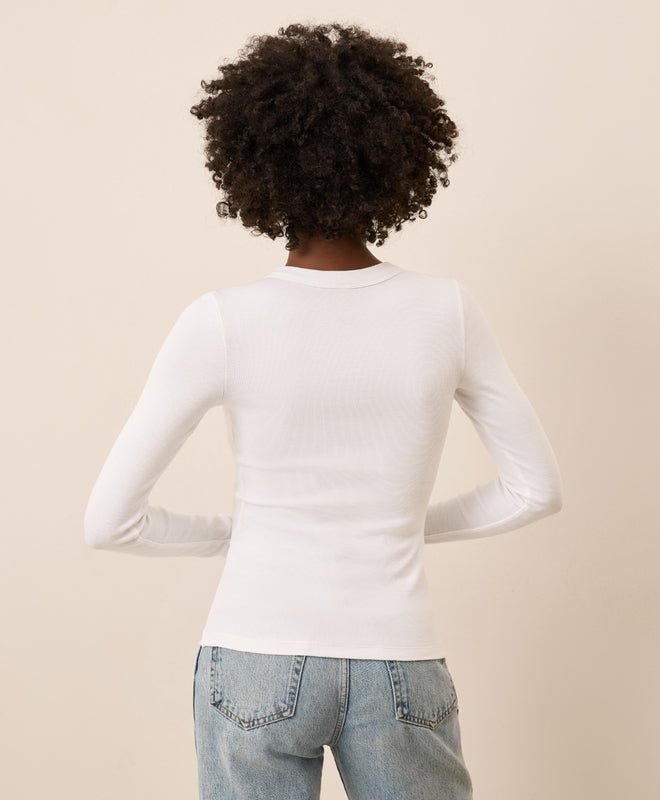 Women's Perfect Rib Long Sleeve Tee - Echo Market