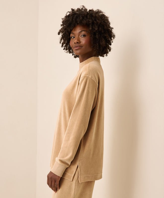Women's Pure Velour Cozy Pullover - Echo Market