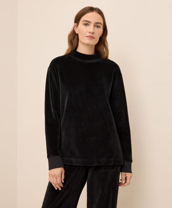 Women's Pure Velour Cozy Pullover - Echo Market