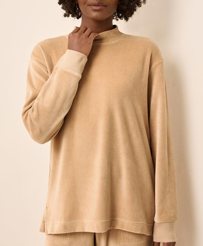Women's Pure Velour Cozy Pullover - Echo Market