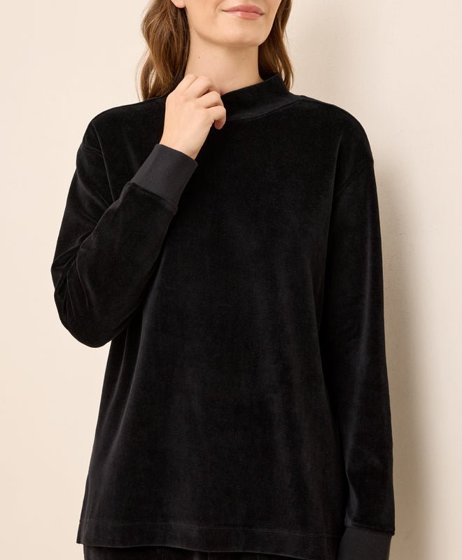 Women's Pure Velour Cozy Pullover - Echo Market
