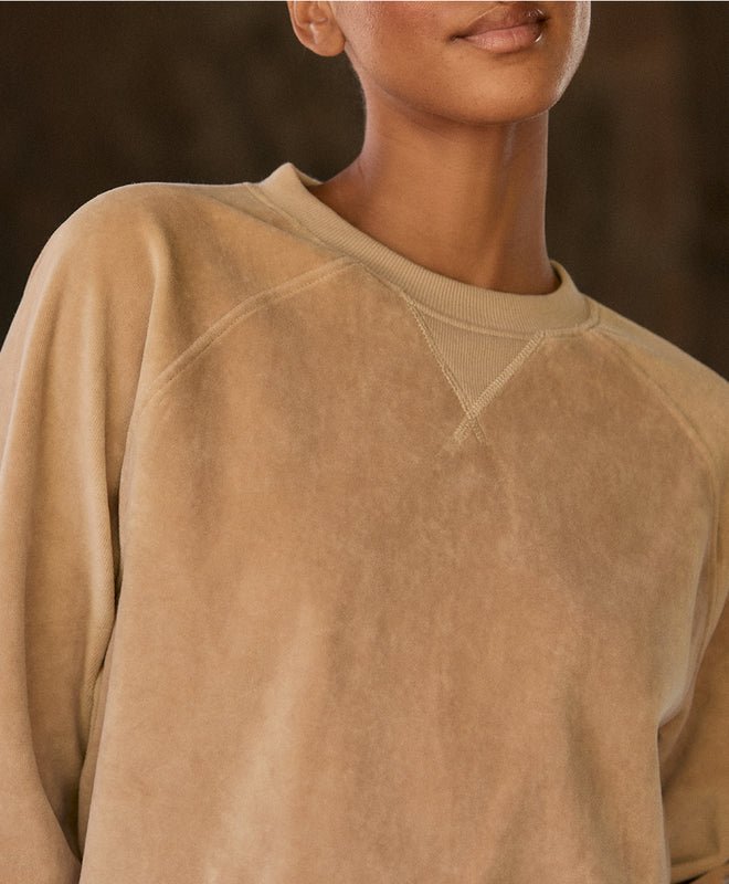 Women's Pure Velour Crew Sweatshirt - Echo Market