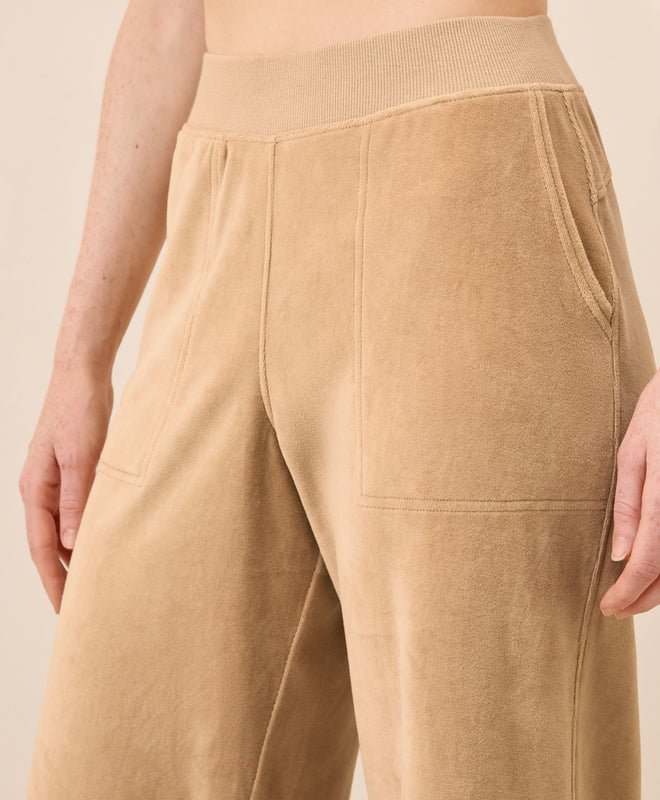 Women's Pure Velour Wide Leg Pant - Echo Market