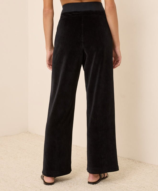 Women's Pure Velour Wide Leg Pant - Echo Market