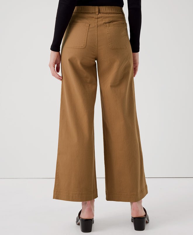 Women’s Stretch Twill Denim Wide Leg Pant - Echo Market