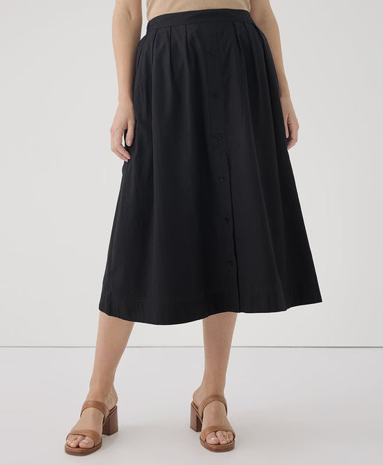 Women’s Sunset Lightweight Cotton Button Skirt - Echo Market