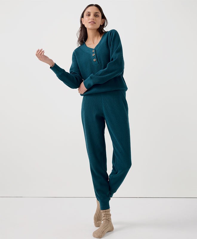 Women’s Thermal Waffle Jogger - Echo Market