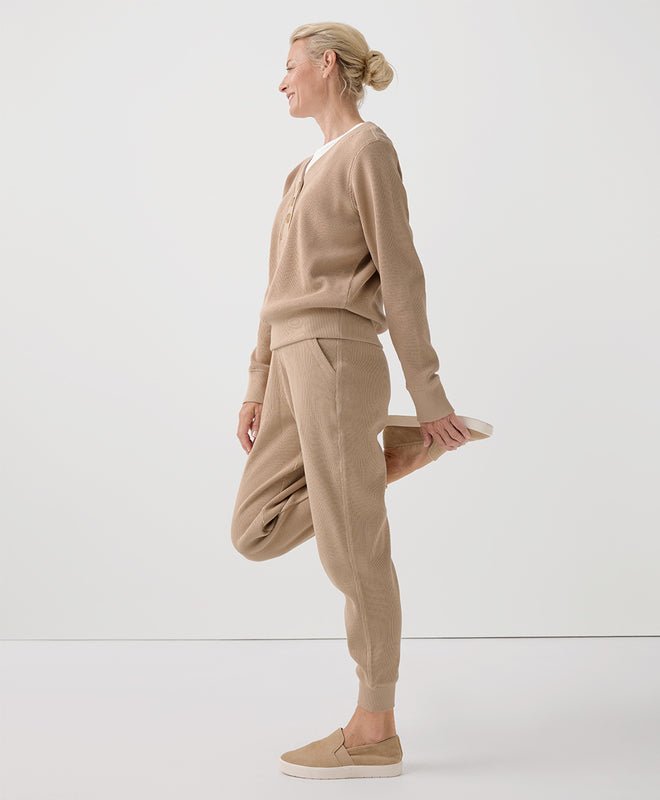 Women’s Thermal Waffle Jogger - Echo Market