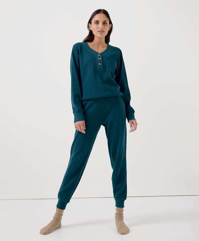 Women’s Thermal Waffle Jogger - Echo Market