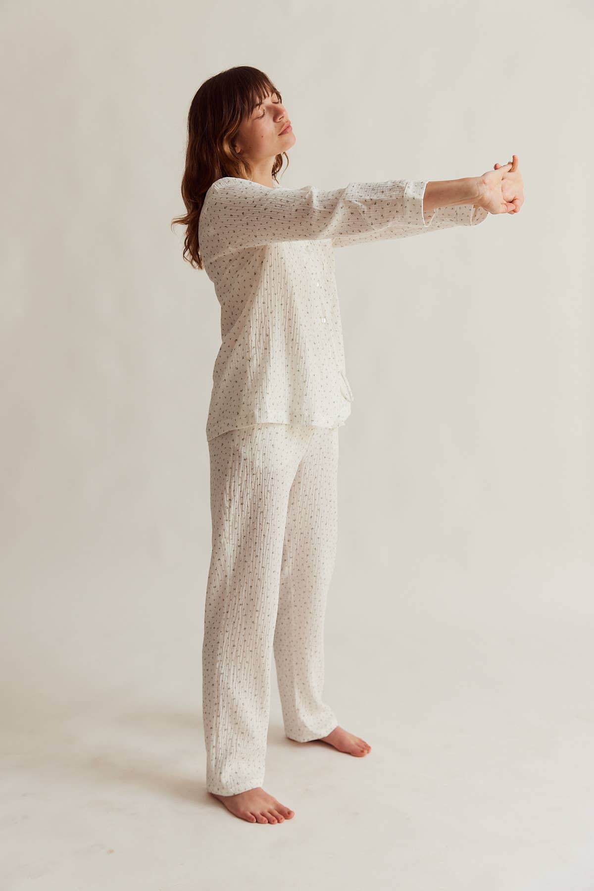 Women's Traditional Muslin Pajama Set - Echo Market