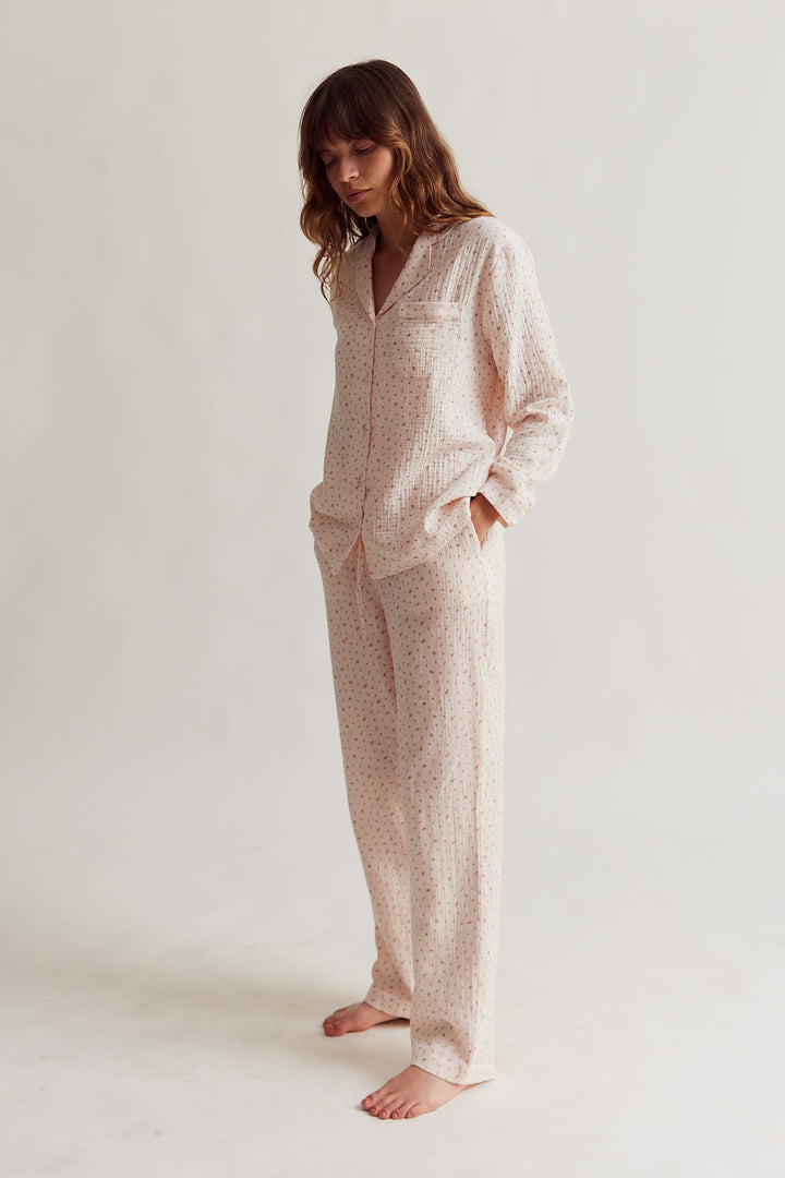 Women's Traditional Muslin Pajama Set - Echo Market