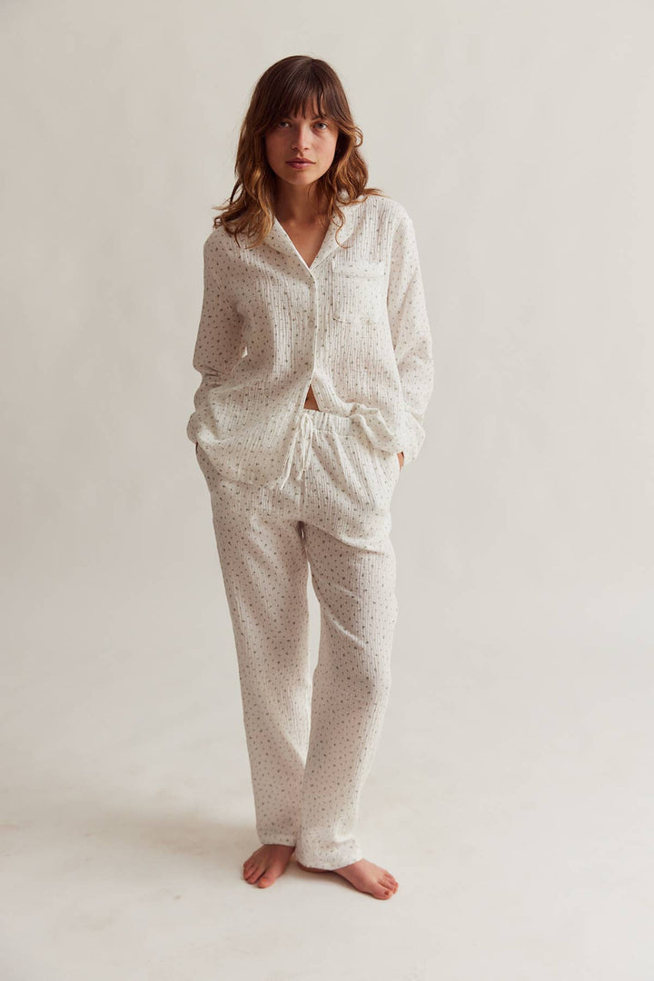 Women's Traditional Muslin Pajama Set - Echo Market