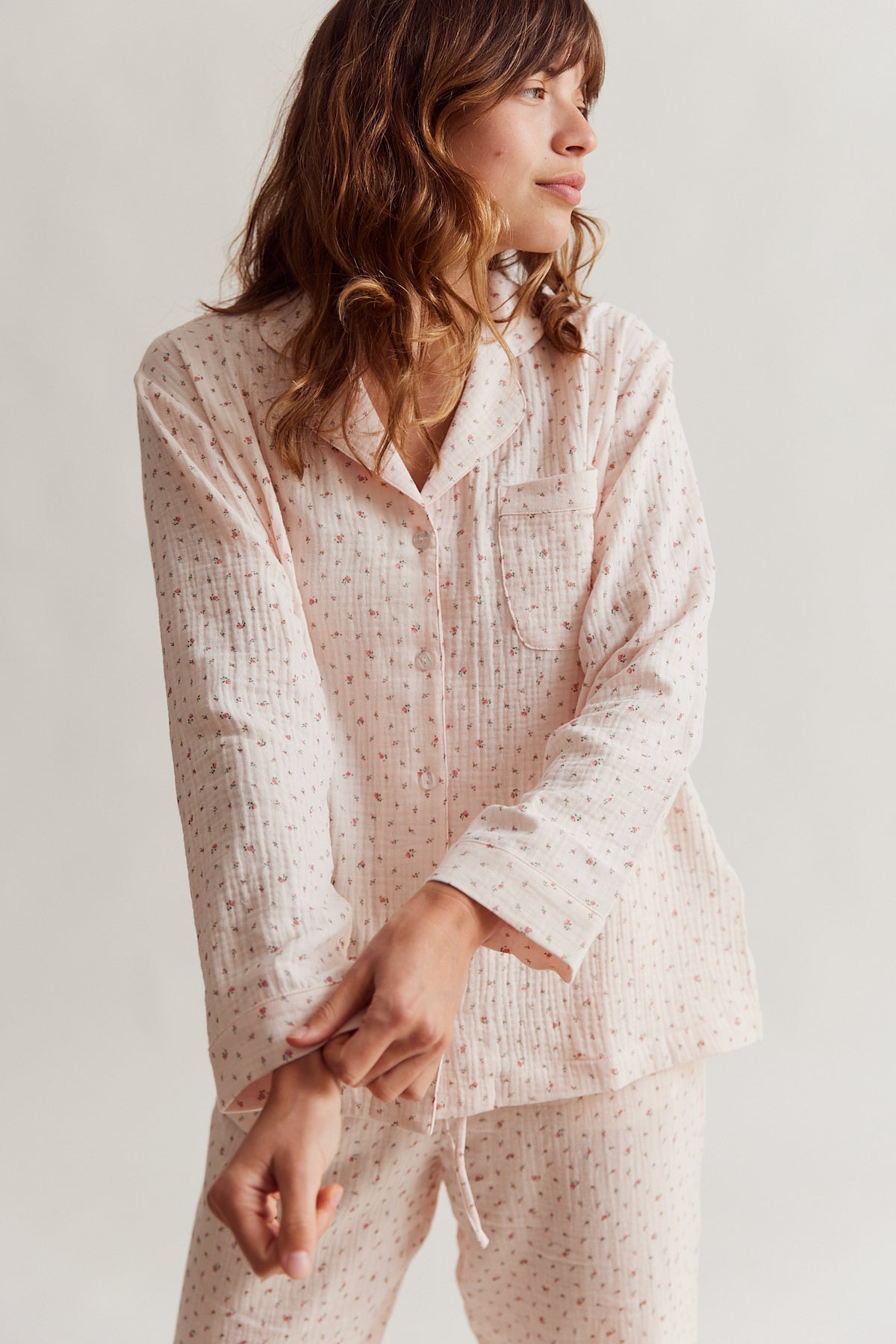 Women's Traditional Muslin Pajama Set - Echo Market