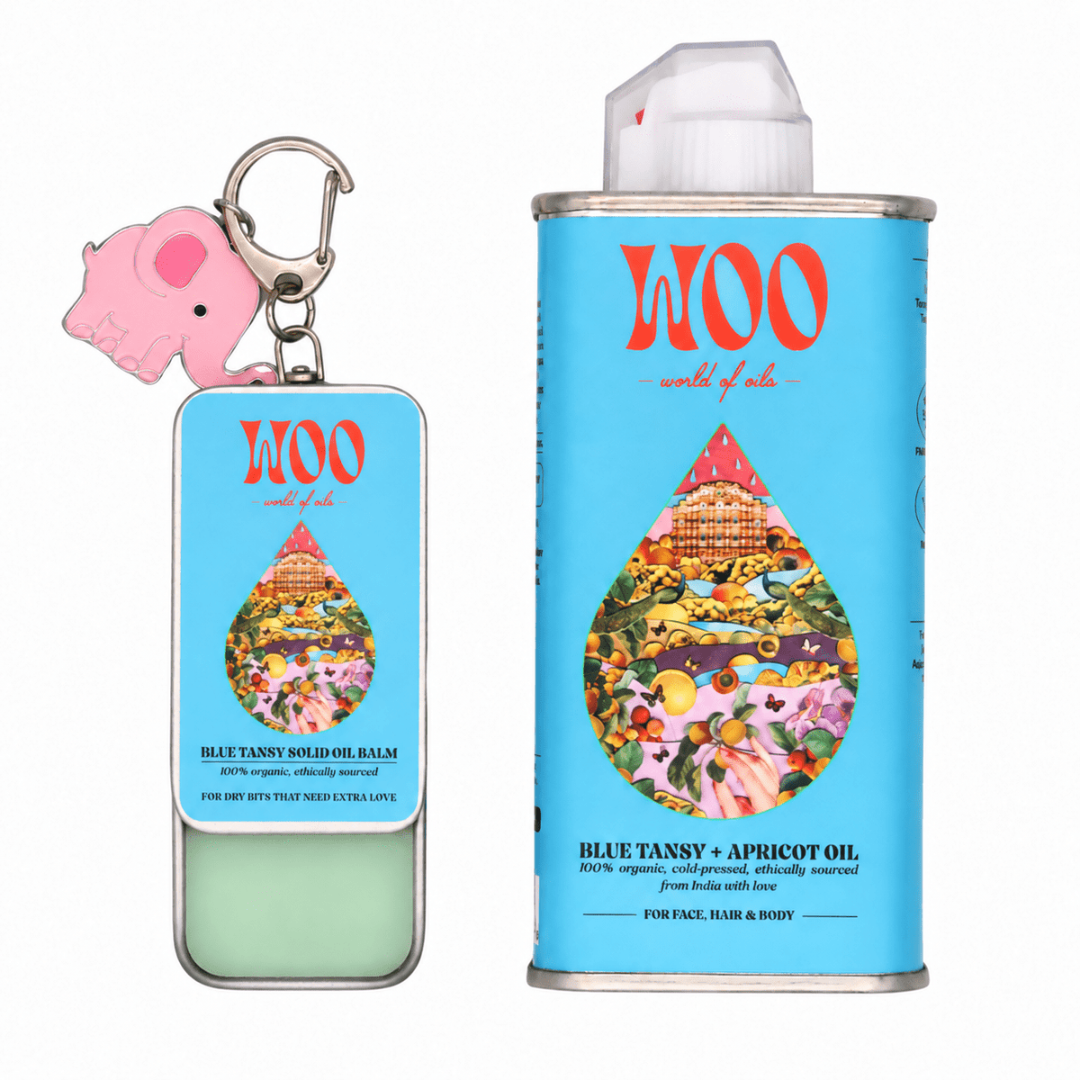 WOO Blue Tansy Oil & Solid Oil Balm Bundle - Echo Market