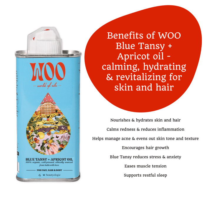 WOO Blue Tansy Oil &amp; Solid Oil Balm Bundle - Echo Market