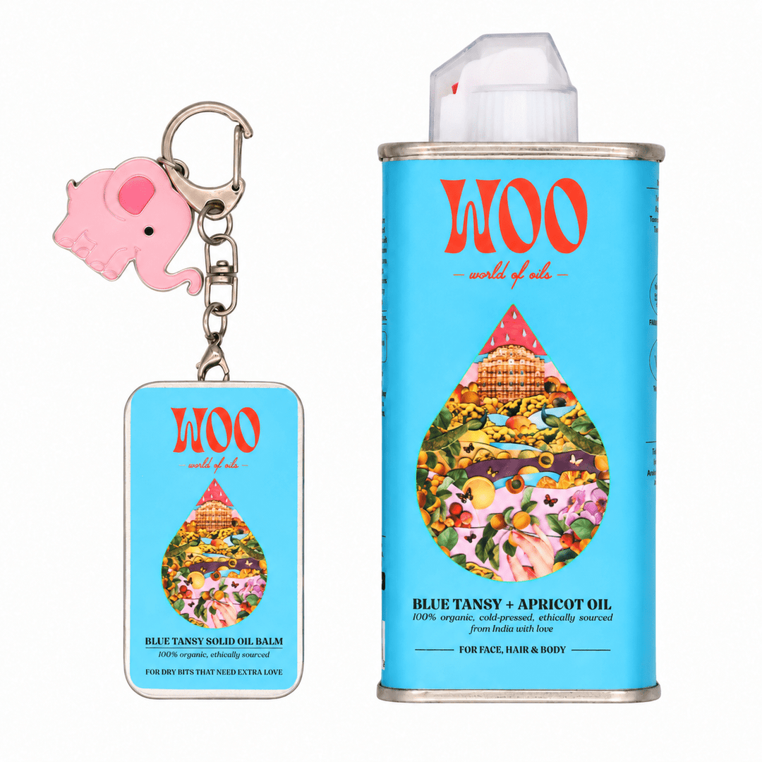WOO Blue Tansy Oil &amp; Solid Oil Balm Bundle - Echo Market