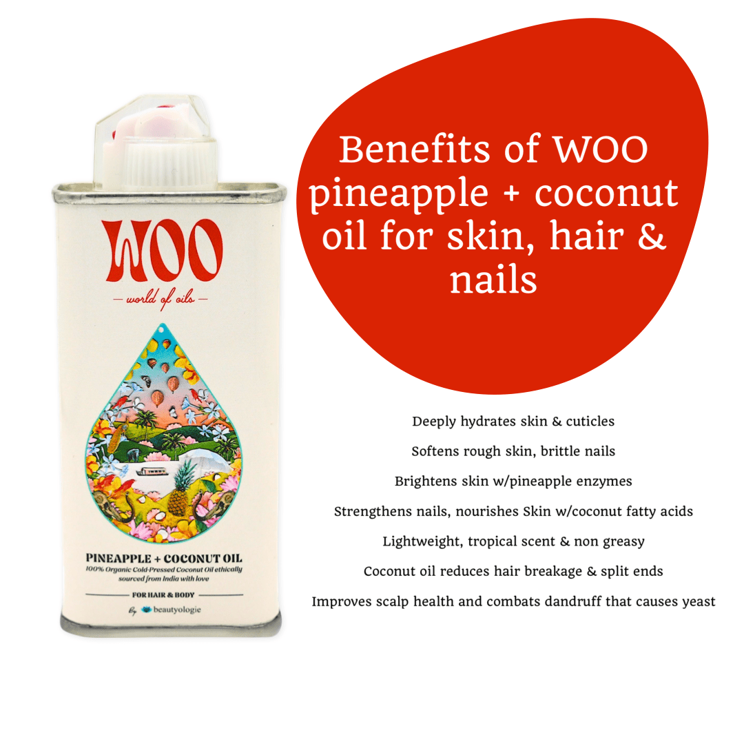 WOO Pineapple &amp; Coconut Oil and Solid Oil Balm Bundle - Echo Market
