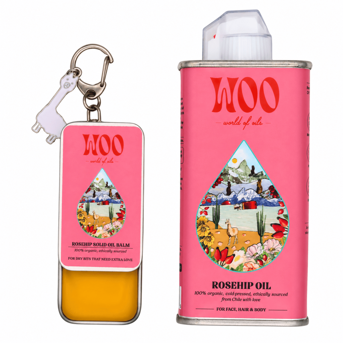 WOO Rosehip Oil + Solid Oil Balm Bundle - Echo Market