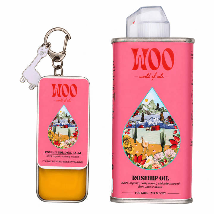 WOO Rosehip Oil + Solid Oil Balm Bundle - Echo Market