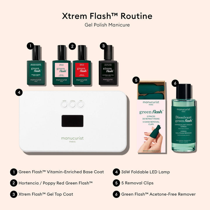 Xtrem Flash™ Routine Kit | Hortencia &amp; Poppy Red - Echo Market
