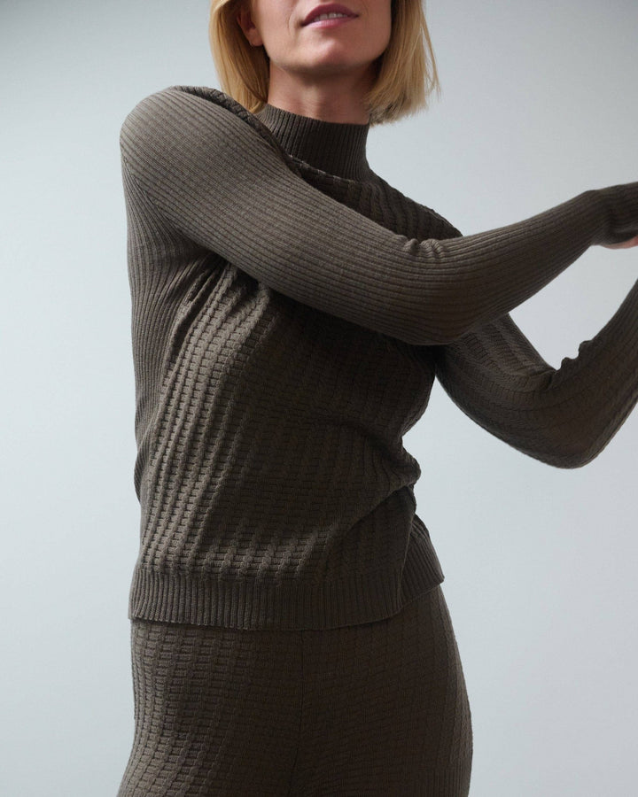 Žaltys: Nettle Merino Wool Turtleneck | Nettle - Echo Market