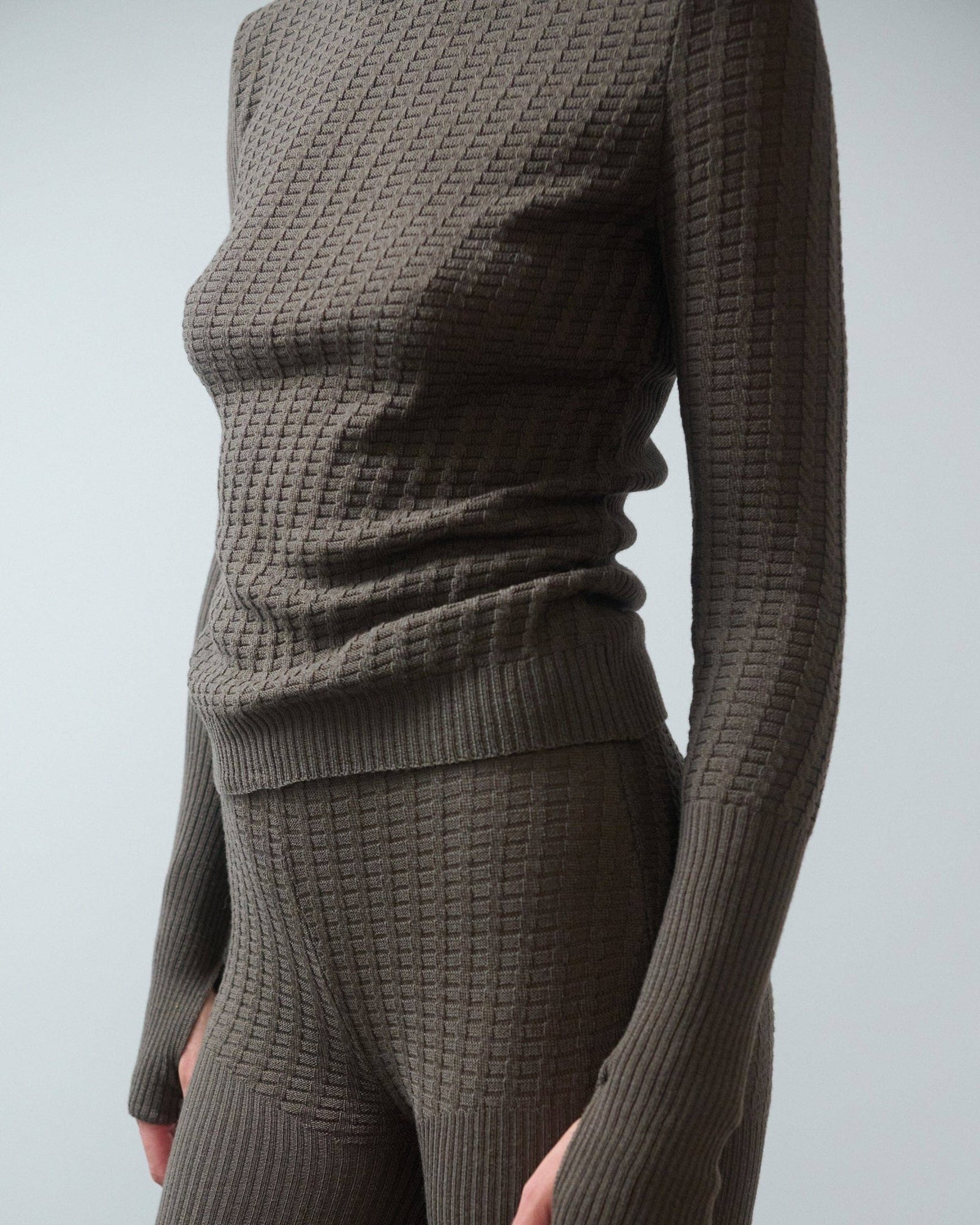 Žaltys: Nettle Merino Wool Turtleneck | Nettle - Echo Market