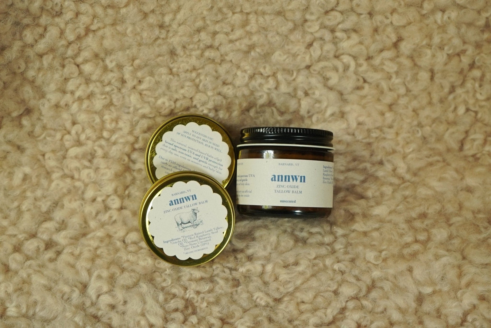 Zinc Oxide Tallow Balm | Unscented - Echo Market