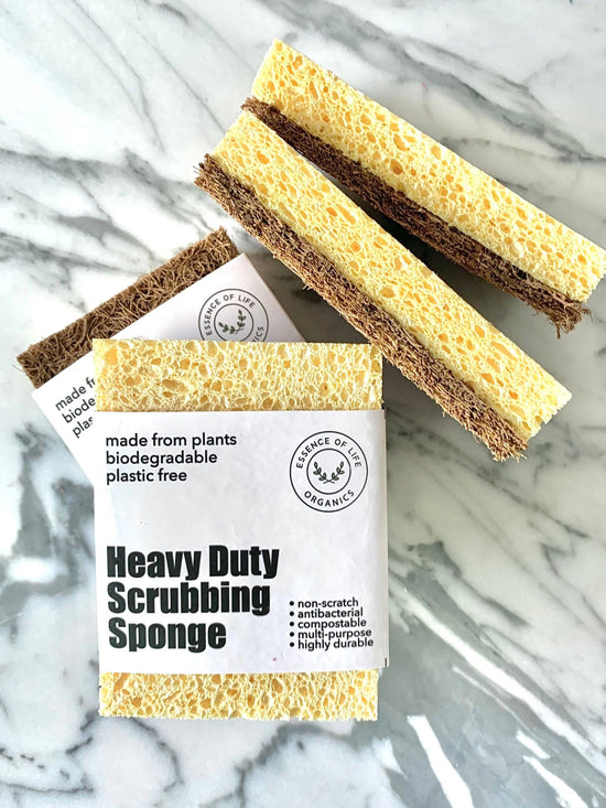 100% Plant-Based Heavy Duty Scrubbing Sponge - Echo Market