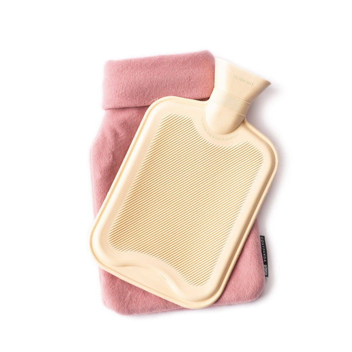 2L Pink Organic Cotton Hot Water Bottle - Echo Market