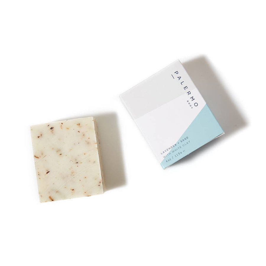 4oz | Lavender + Sage with White Clay Soap - Echo Market