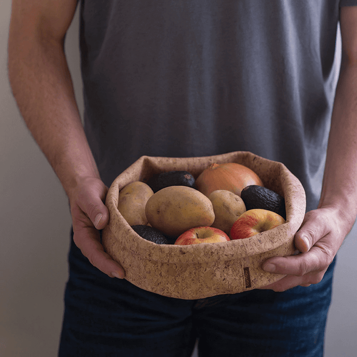 'Adjust-A-Bowl' Cork Fabric Bowl, Medium - Echo Market