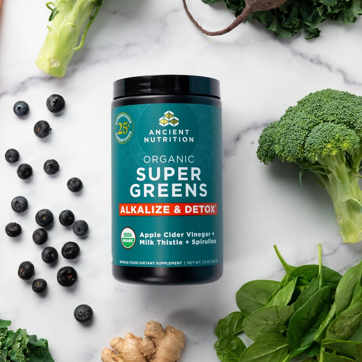 Alkalize & Detox Organic Super Greens Powder - Echo Market