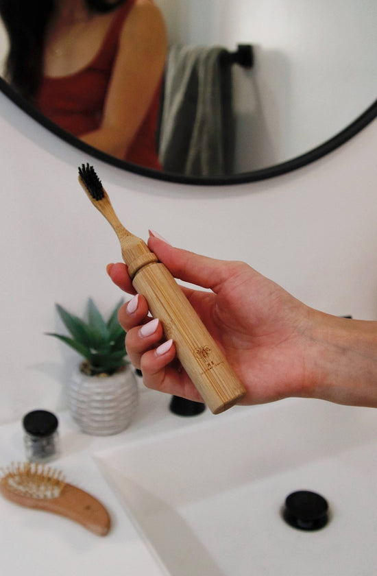 All-in-One Bamboo Travel Toothbrush - Echo Market