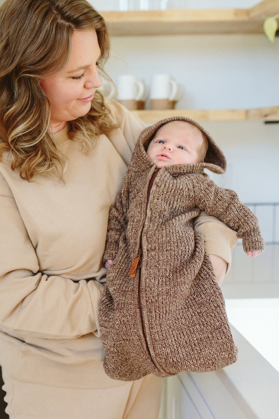 Baby Cotton Knit Wearable Blanket - Echo Market