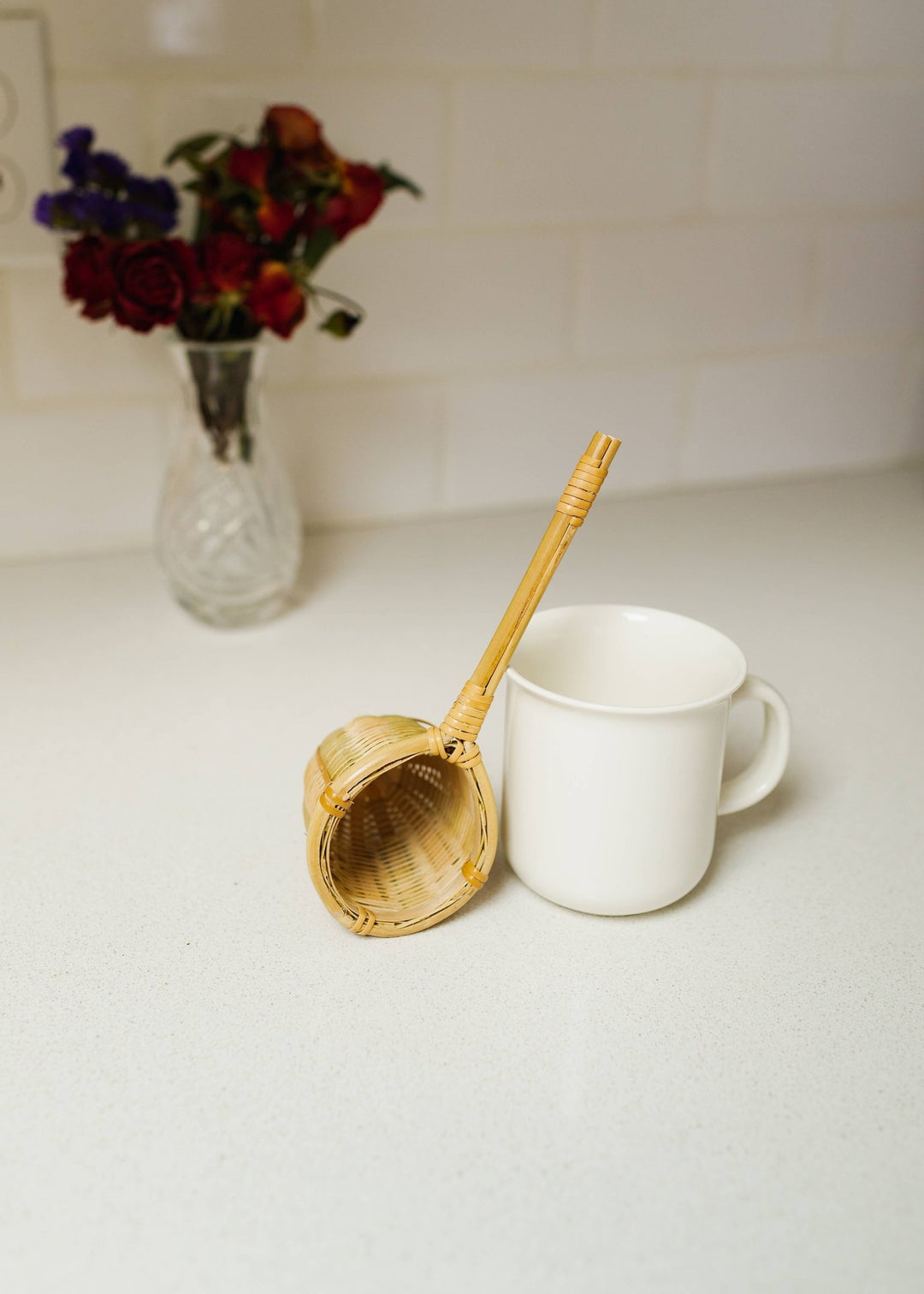 Bamboo Hand Woven Tea Strainer - Echo Market