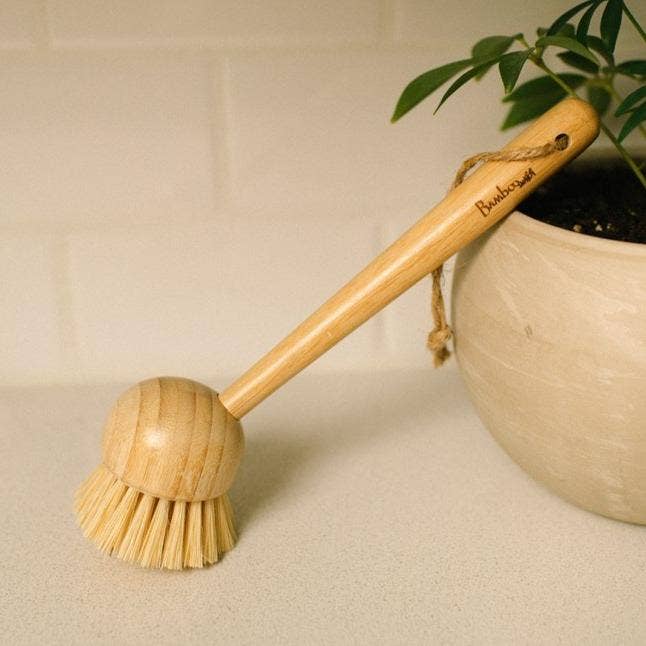 Bamboo Kitchen Dish Scrubber - Echo Market