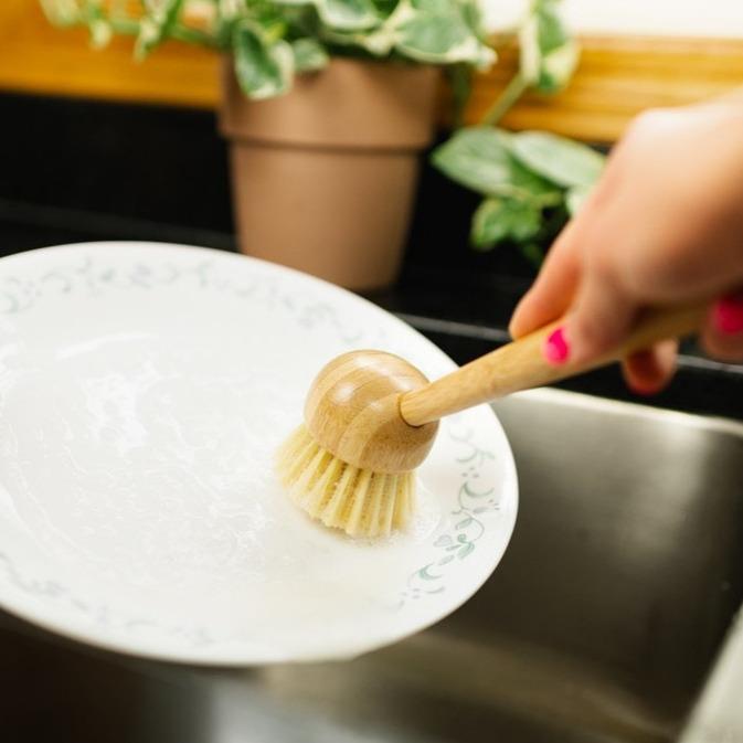 Bamboo Kitchen Dish Scrubber - Echo Market