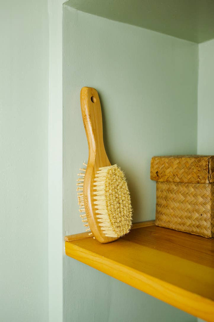 Bamboo Two Sided Hairbrush - Echo Market