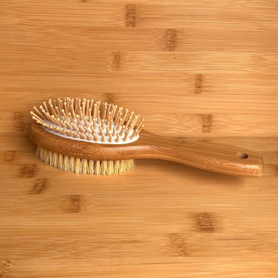 Bamboo Two Sided Hairbrush - Echo Market