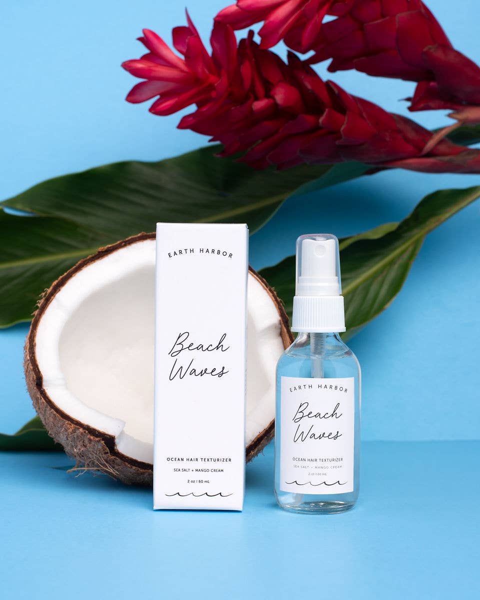 Beach Waves Hair Texturizer: Sea Salt & Mango Cream - Echo Market