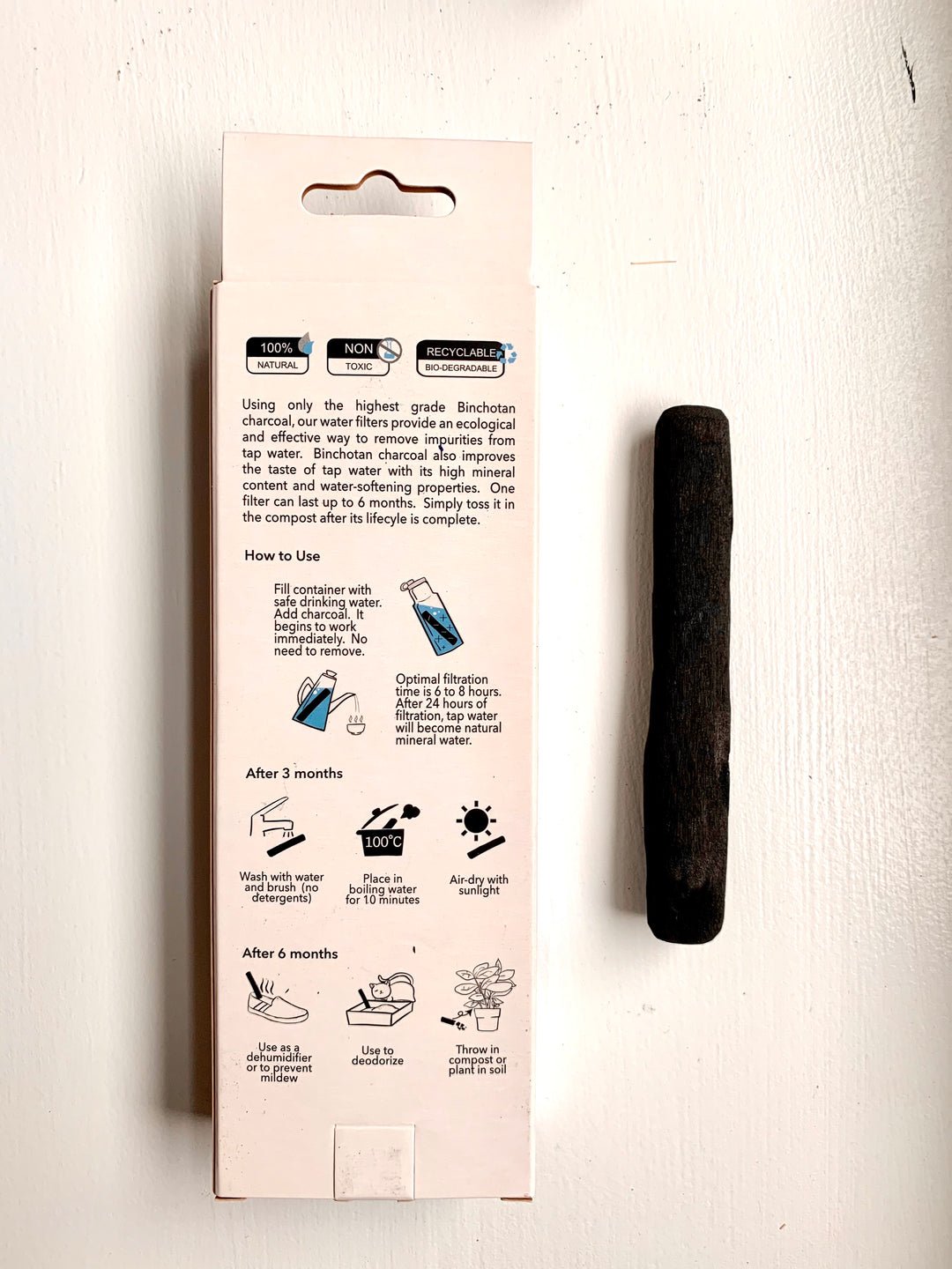 Binchotan Charcoal Water Filter - Echo Market